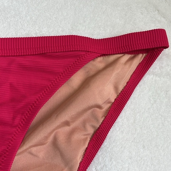 J. Crew Women’s Ribbed Full Coverage Low Rise Bikini Bottom Size Small - Picture 3 of 8